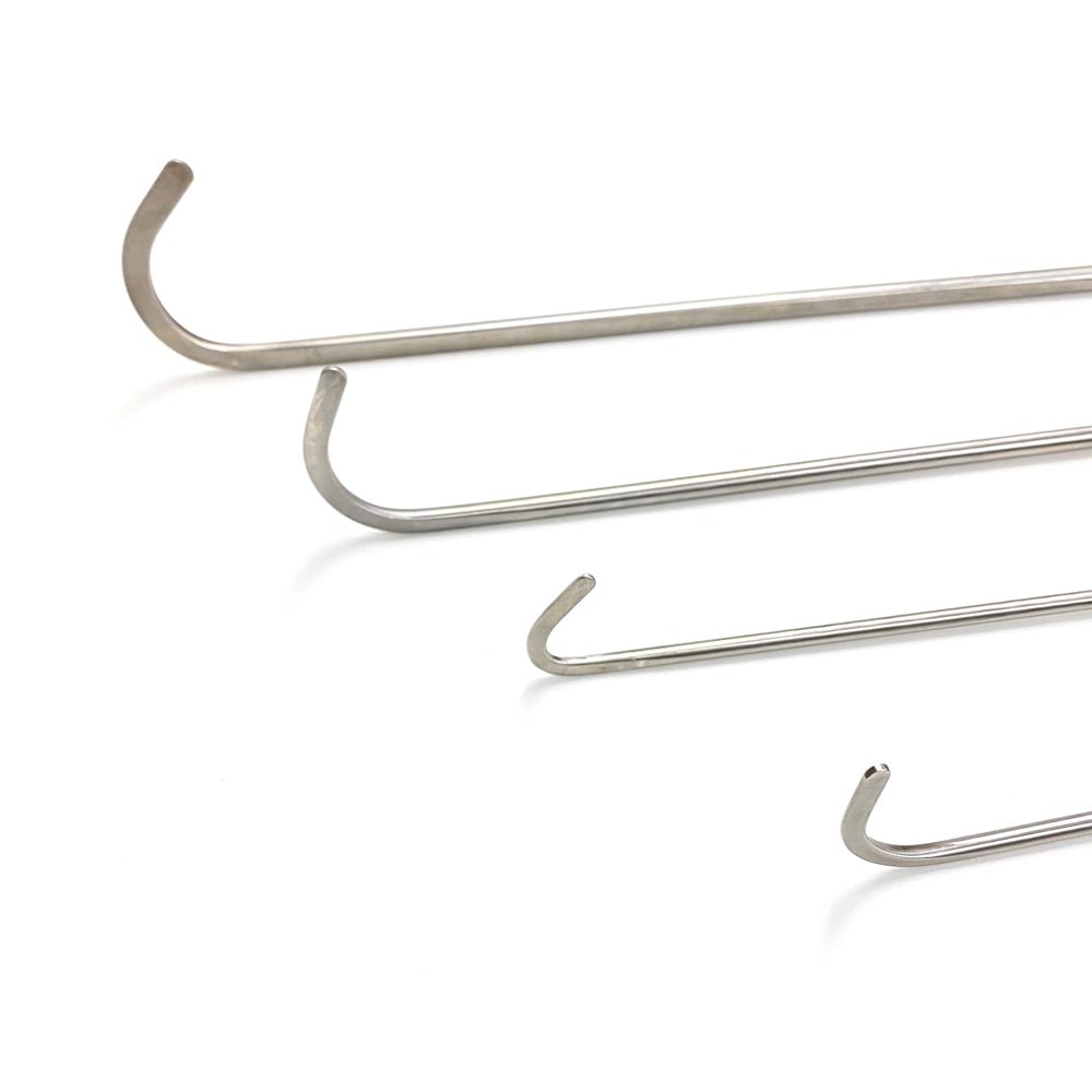 4 - Piece Mini Round Tip Short Bend Steel Rods - DoctorPdrTools
