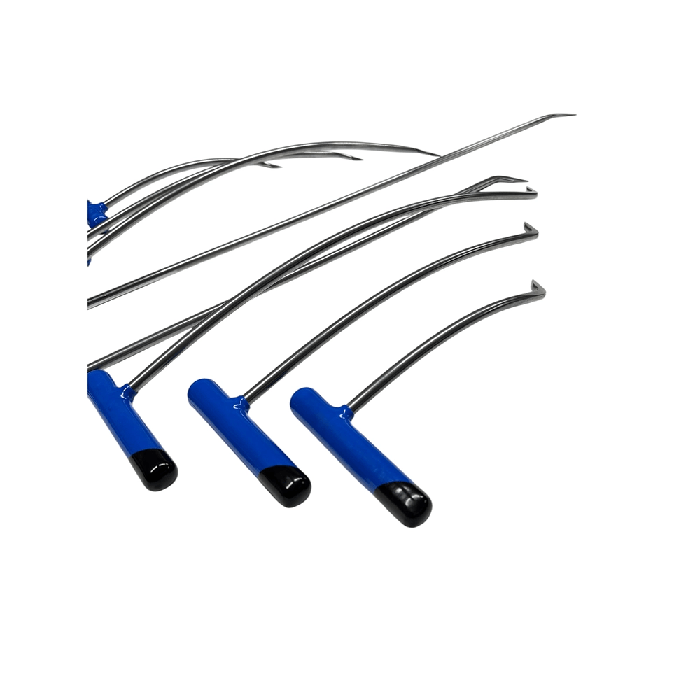 8 - Piece Single Bend Sharp Tip Left & Right Steel Rods - DoctorPdrTools