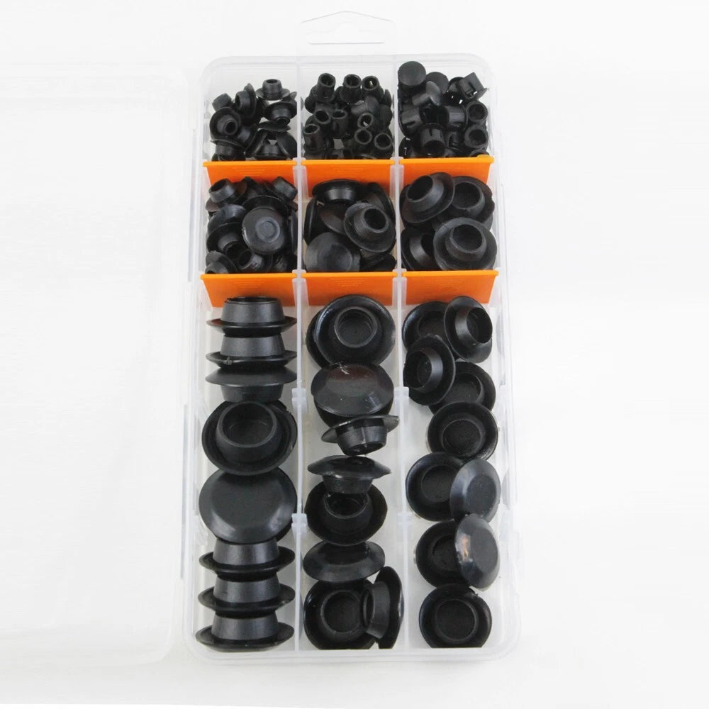Montaje del tapón de embutir Dent Fix – Juego de 120 tapones de plástico para orificios de carrocerías de automóviles