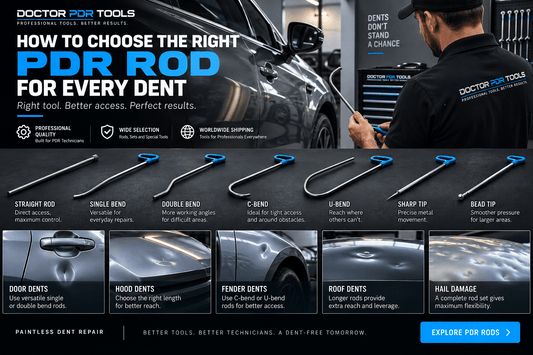 How to Choose the Right PDR Rod for Every Dent | Doctor PDR Tools - DoctorPdrTools