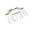 10 - Piece Sharp Tip Single Bend Left & Right Steel Rods - DoctorPdrTools