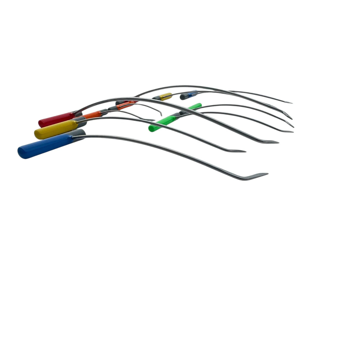 10 - Piece Sharp Tip Single Bend Left & Right Steel Rods - DoctorPdrTools