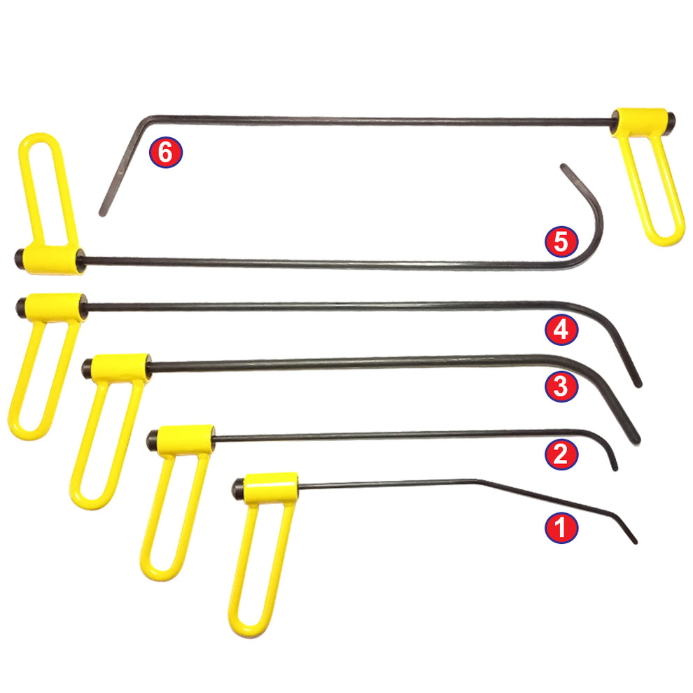 6 Piece Bar Set 360 Degree Rotating Metal Handle – DoctorPdrTools