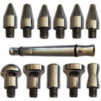 12 Piece Stainless Steel Heads and Pen Set - DoctorPdrTools