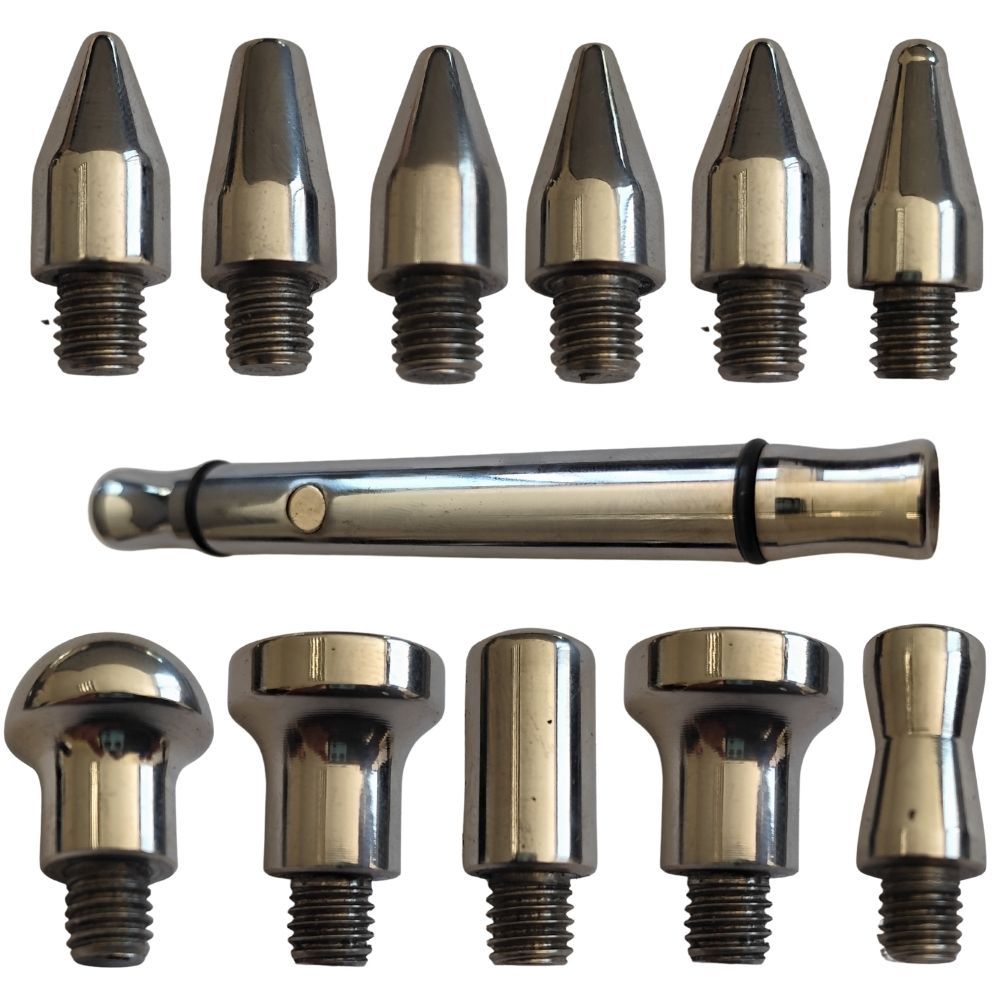 12 Piece Stainless Steel Heads and Pen Set - DoctorPdrTools