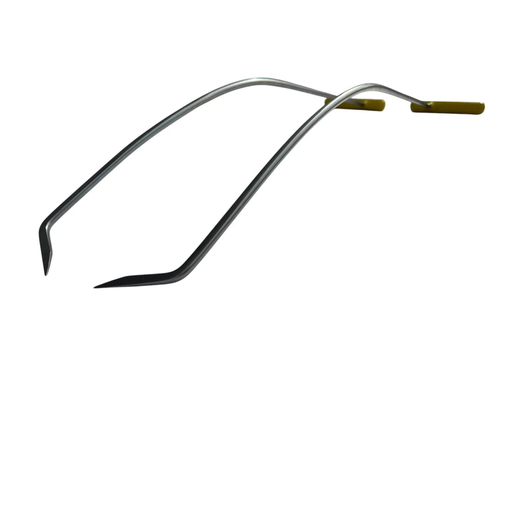 2 - Piece Custom Bend Sharp Tip Left & Right Steel PDR Rods - DoctorPdrTools