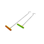 2 - Piece Sharp Tip C - Bend Steel PDR Rods - DoctorPdrTools