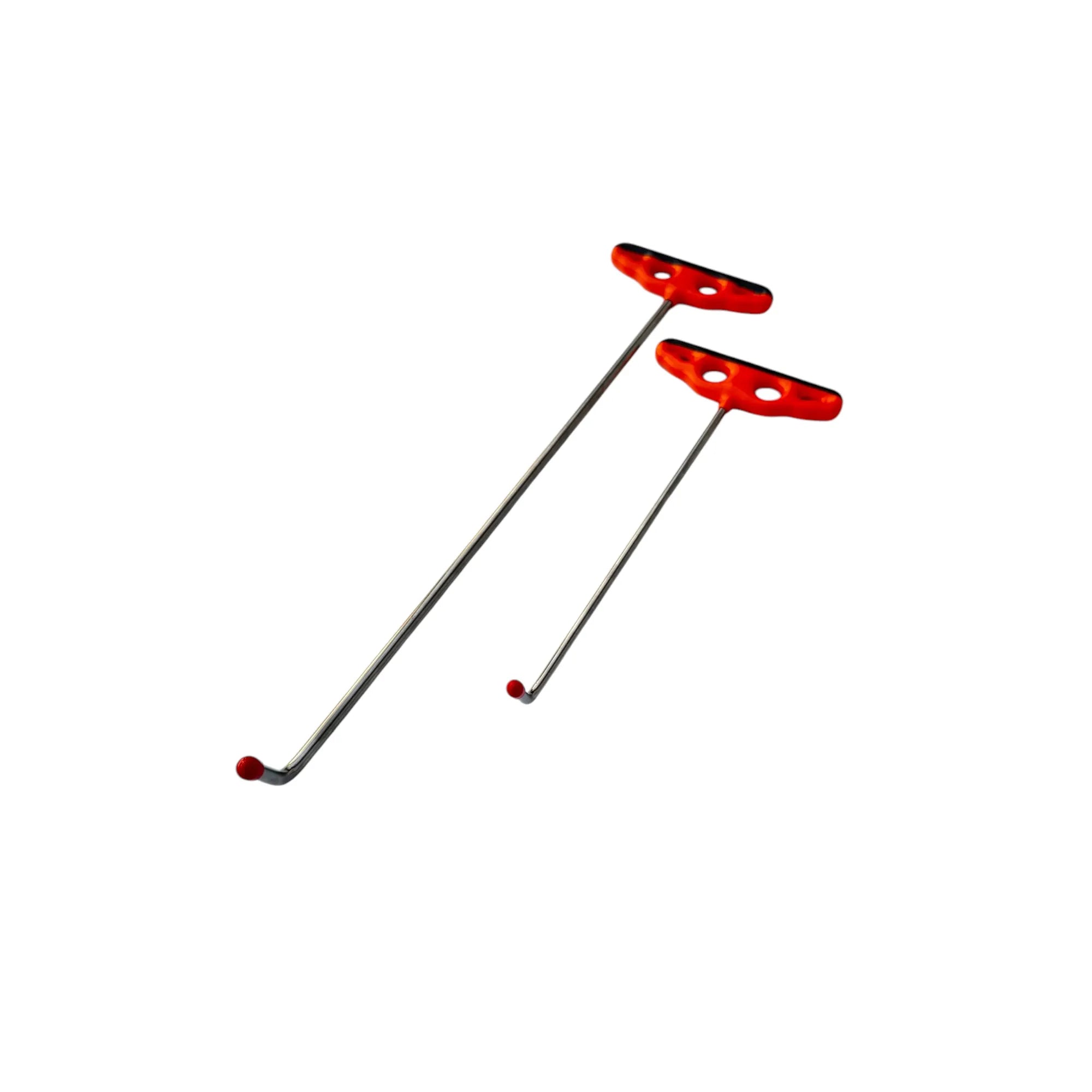 2-Piece Single Bend Custom Tip Steel PDR Rods - DoctorPdrTools