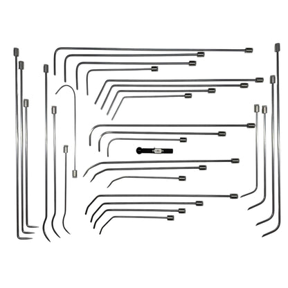 29 Pcs 360° Rotatable Pdr Steel Rods Set - Rust - Resistant Dent Removal Rods - Tiran Edition - DoctorPdrTools