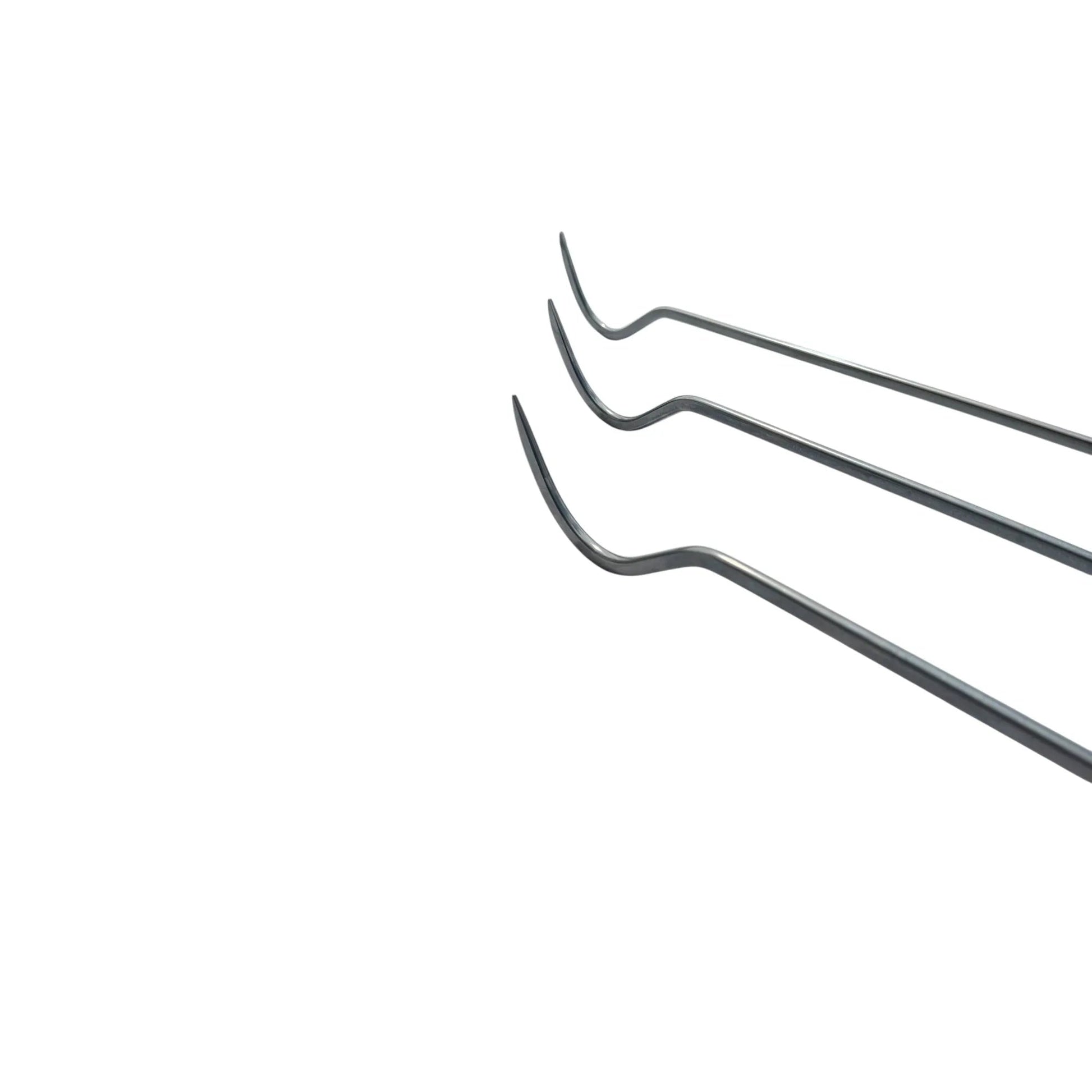 3 - Piece C - Bend Sharp Tip Steel PDR Rods - DoctorPdrTools