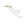 3 - Piece Double Bend Round Tip Steel Rods - DoctorPdrTools