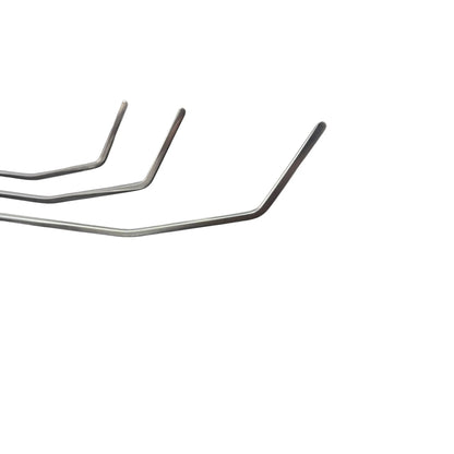3 - Piece Double Bend Round Tip Steel Rods - DoctorPdrTools