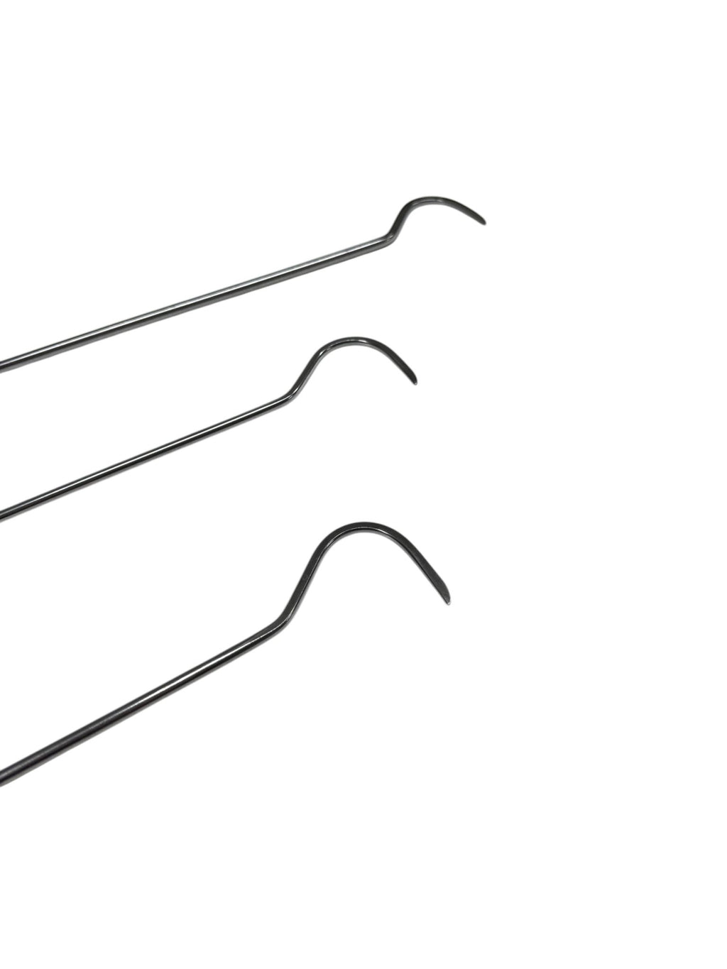 3 - Piece Sharp Tip C - Bend Steel Rods - DoctorPdrTools