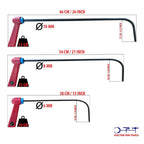 3 Piece Steel Swivel Handle Flat End Bar Set - DoctorPdrTools