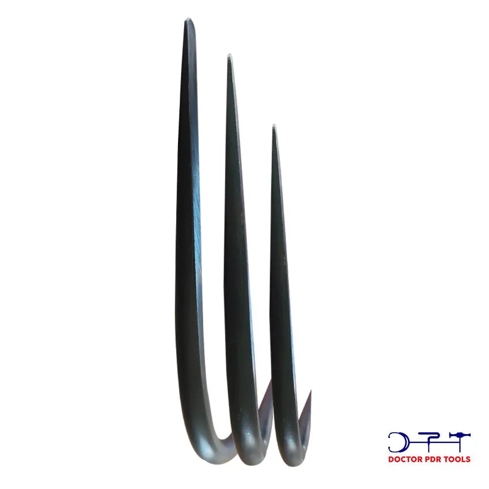 3 Piece Steel Swivel Handle Flat End Bar Set - DoctorPdrTools