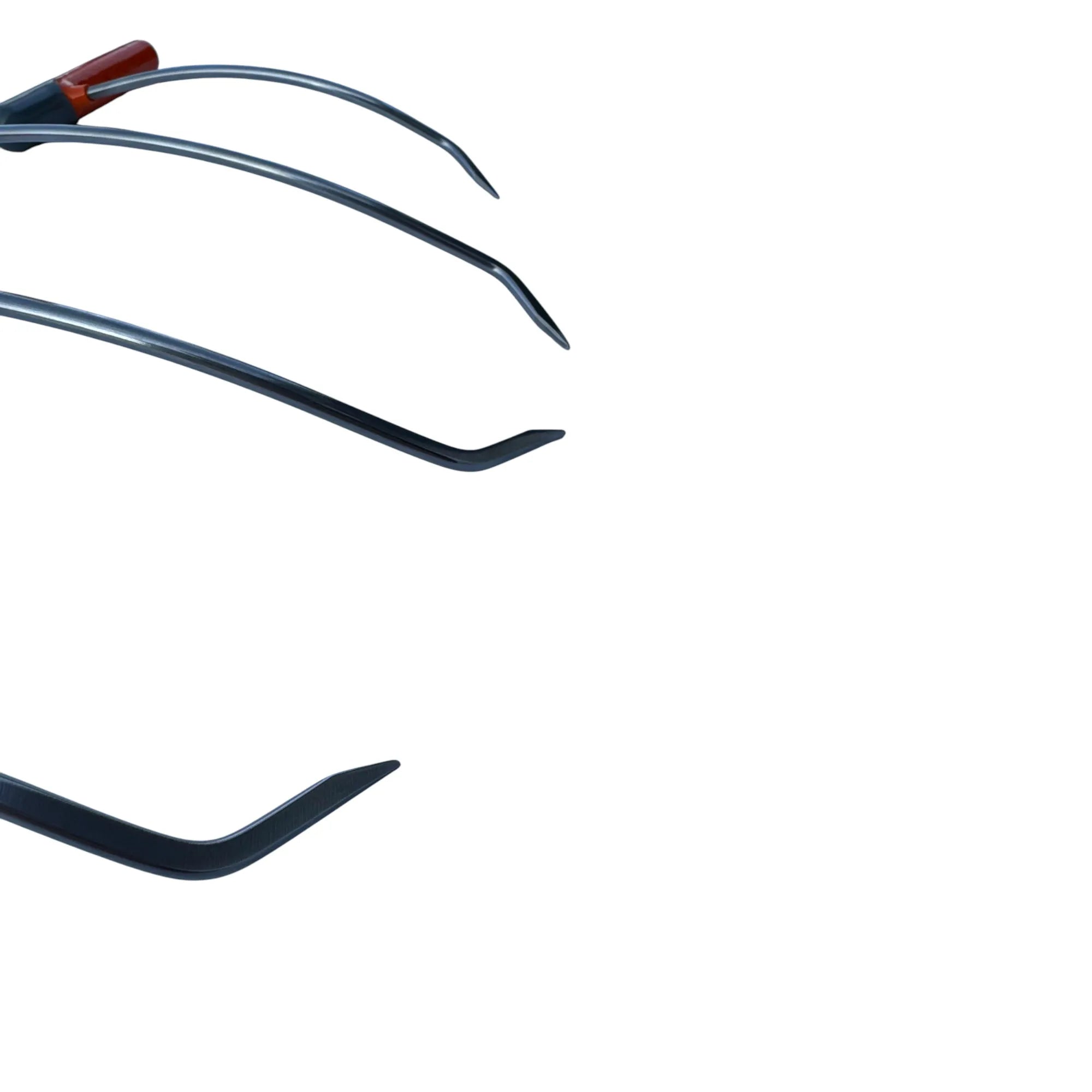 4-Piece Mini Sharp Tip Rainbow Bend Left & Right Steel Rods ...