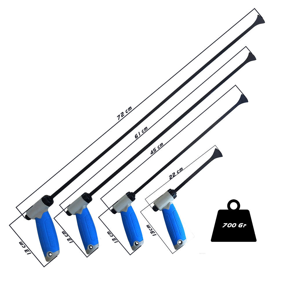 Pdr Tools / 4 Piece Whale Tail Set with Swivel Handle