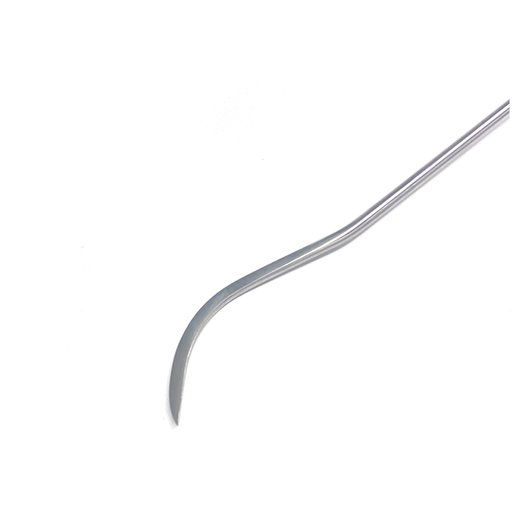 5 - Piece Sharp Tip Single Bend White Steel Rods - DoctorPdrTools