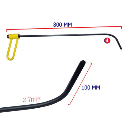 6 Piece Bar Set, 360 Degree Rotating Metal Handle - DoctorPdrTools