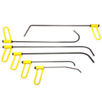 Professional 6-Piece PDR Rod Set with 360° Rotating Metal Handles | Paintless Dent Repair Steel Bars - DoctorPdrTools