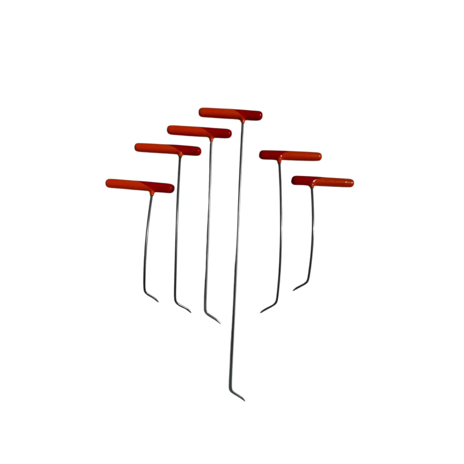 6 - Piece Mini Sharp Tip Rainbow Bend Left & Right Steel Rods - DoctorPdrTools