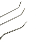 6 - Piece Sharp Tip Double Bend Left & Right Steel Rods - DoctorPdrTools