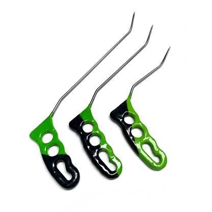 6 - Piece Sharp Tip Double Bend Left & Right Steel Rods - DoctorPdrTools