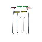 6 - Piece Sharp Tip Single Bend Left & Right Steel Rods - DoctorPdrTools