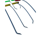 6 - Piece Sharp Tip Single Bend Left & Right Steel Rods - DoctorPdrTools
