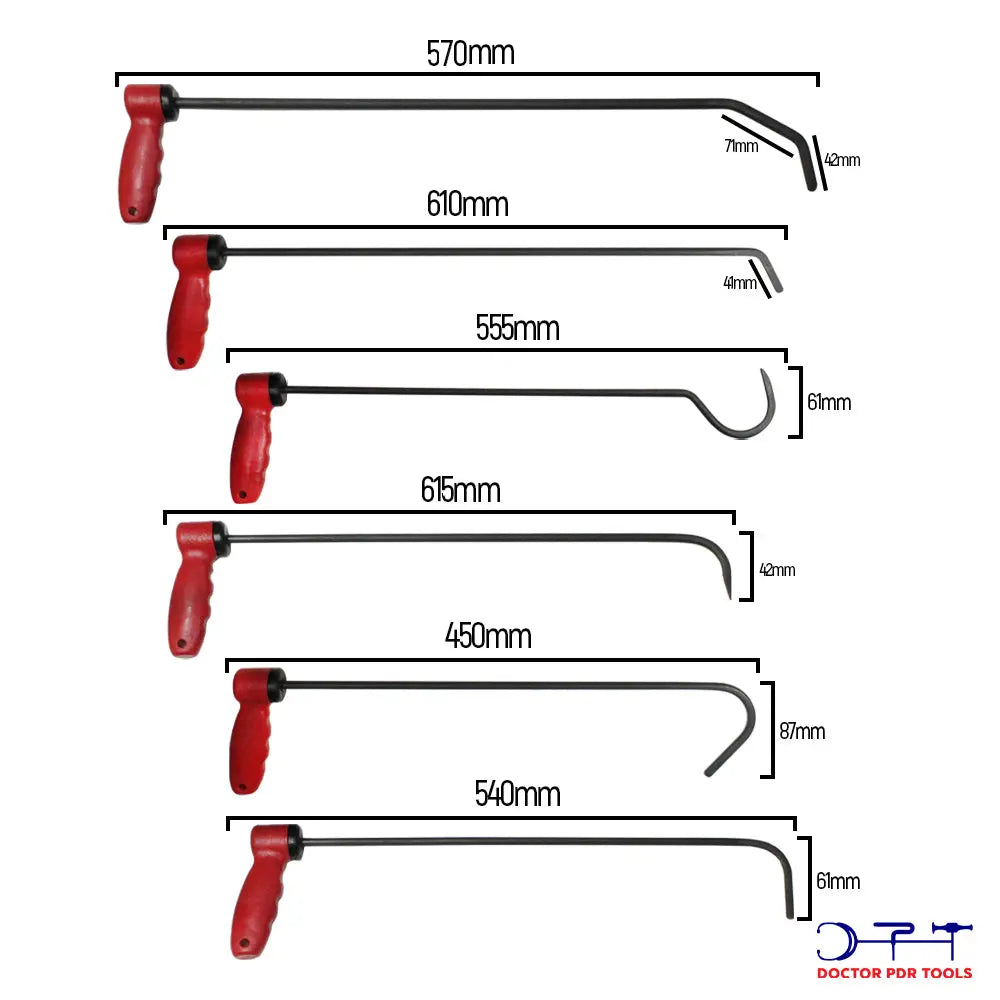 6 Piece Hook Set with Swivel Handle   DoctorPdrTools