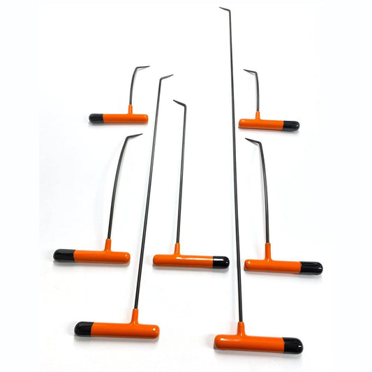 7 - Piece Mini Sharp Tip Rainbow Bend Left & Right Steel Rods - DoctorPdrTools