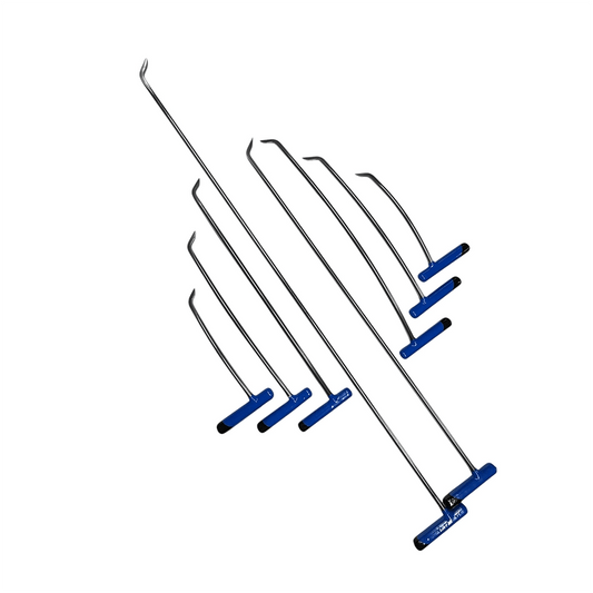 8 - Piece Single Bend Sharp Tip Left & Right Steel Rods - DoctorPdrTools