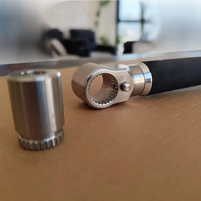 American Style 26 Gear Rathcet Grip Handle and Adapter - DoctorPdrTools