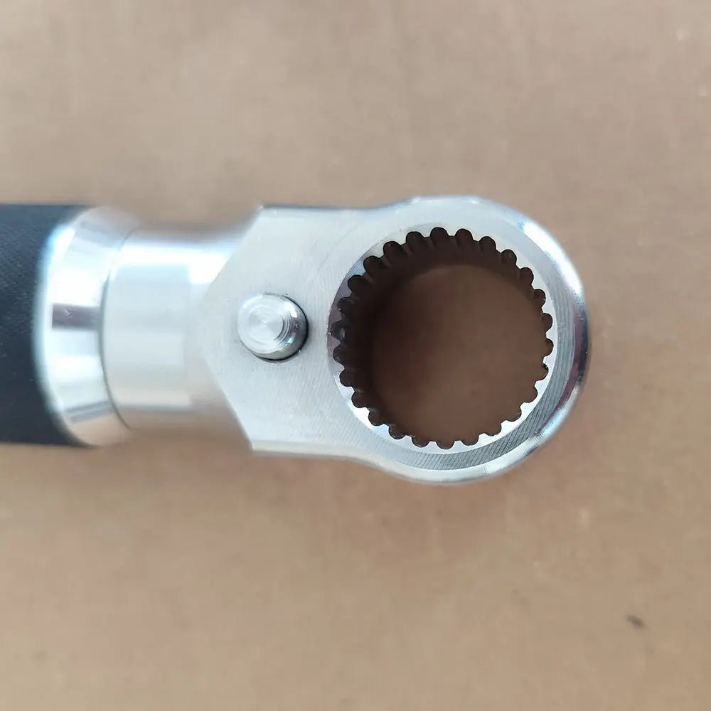 American Style 26 Gear Rathcet Grip Handle and Adapter - DoctorPdrTools