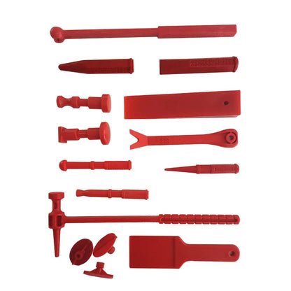 Plastic Head Hammer & Wedge and Plastic Spatula Set - DoctorPdrTools