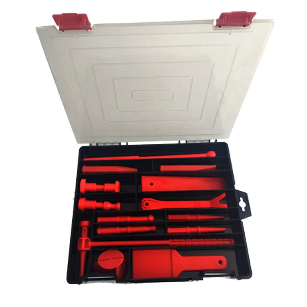 Plastic Head Hammer & Wedge and Plastic Spatula Set - DoctorPdrTools