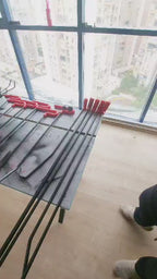 Professional 55-Piece Heat-Treated High Carbon Steel PDR Rod Set | Hook Bars for Paintless Dent Repair