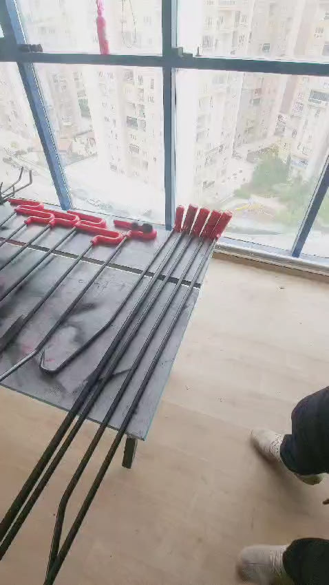 Professional 55-Piece Heat-Treated High Carbon Steel PDR Rod Set | Hook Bars for Paintless Dent Repair