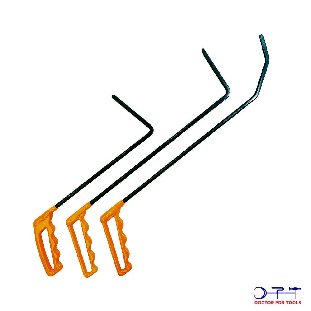 Professional 57-Piece Heat-Treated & Oxidized PDR Rod Set | Hook Bars for Paintless Dent Repair - DoctorPdrTools