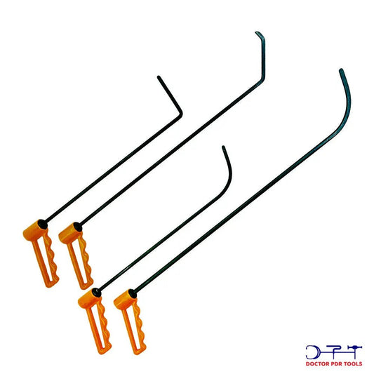 Professional 57-Piece Heat-Treated & Oxidized PDR Rod Set | Hook Bars for Paintless Dent Repair - DoctorPdrTools