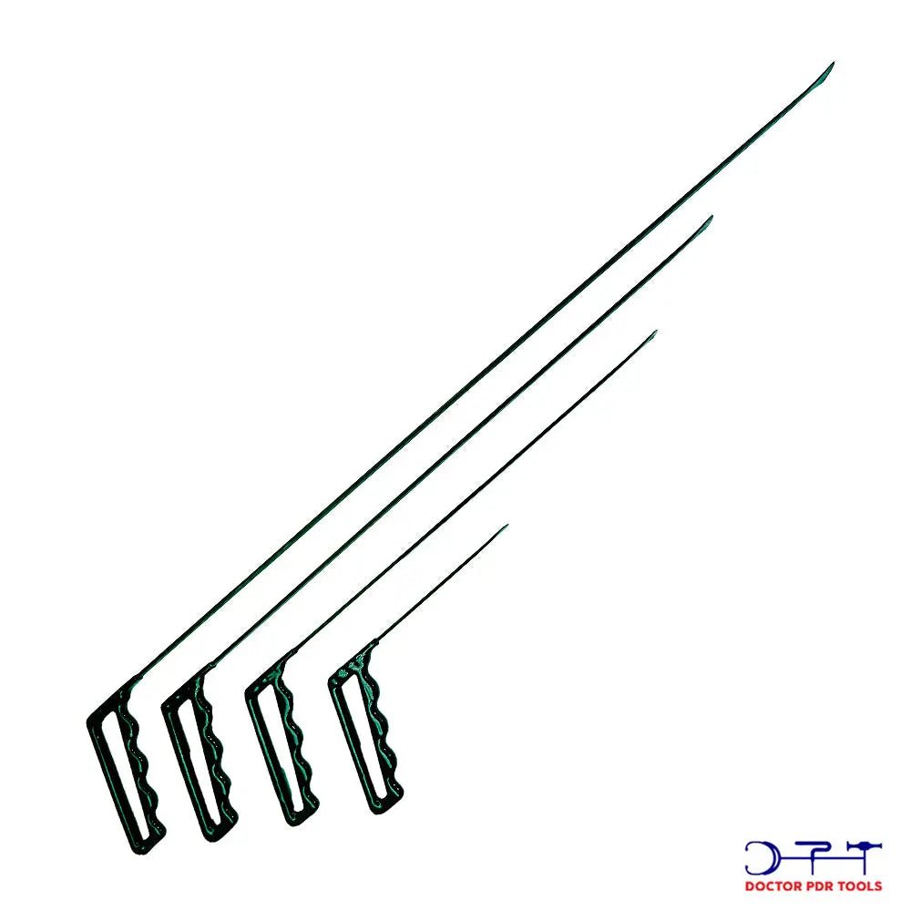 Professional 57-Piece Heat-Treated & Oxidized PDR Rod Set | Hook Bars for Paintless Dent Repair - DoctorPdrTools