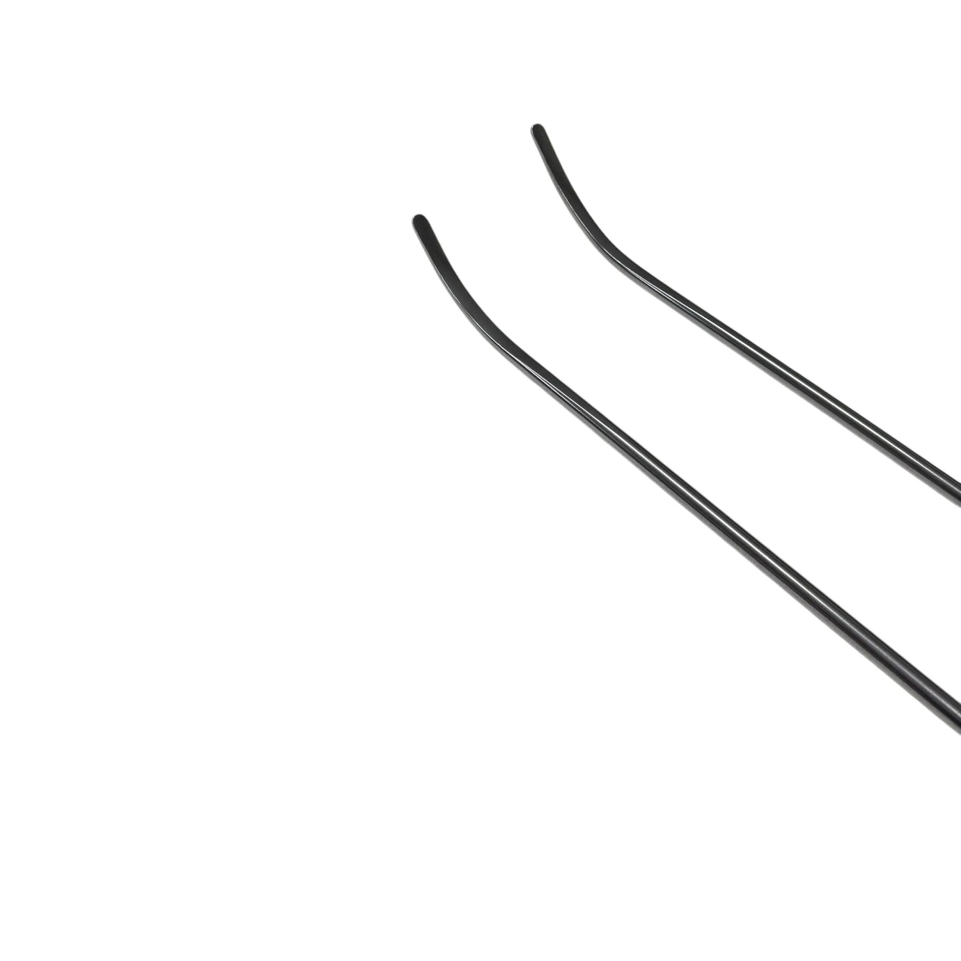 Single Bend Reverse Ground Angled Tip Steel Rods - DoctorPdrTools