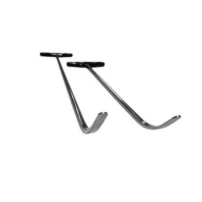 Single Bend Reverse Ground Angled Tip Steel Rods - DoctorPdrTools