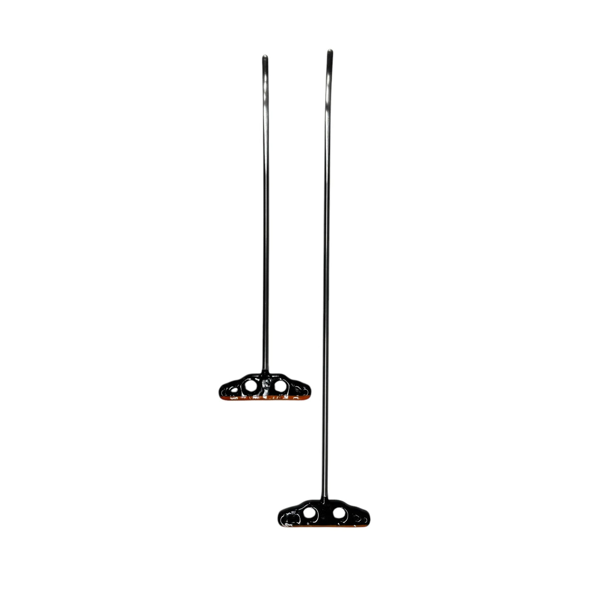 Single Bend Reverse Ground Angled Tip Steel Rods - DoctorPdrTools