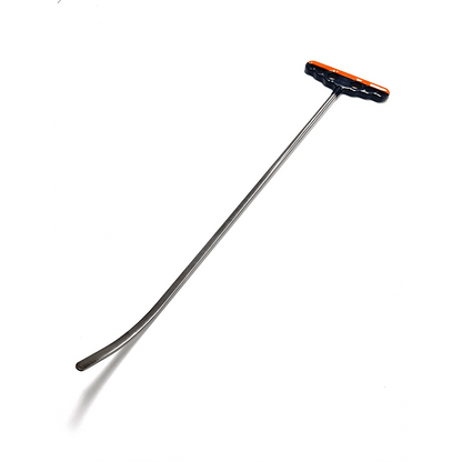 Single Bend Reverse Ground Angled Tip Steel Rods - DoctorPdrTools