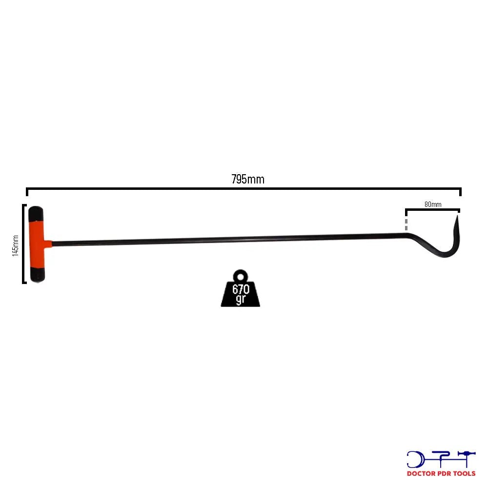 10 Diameter Hook Shape Rod - DoctorPdrTools