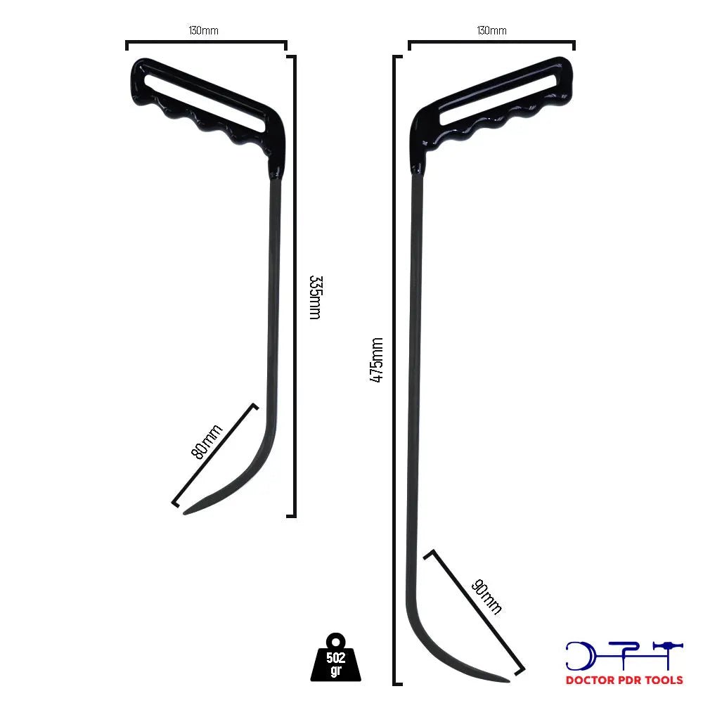 2 Pcs Moon Stick Set Heat Treated and Oxidized - DoctorPdrTools