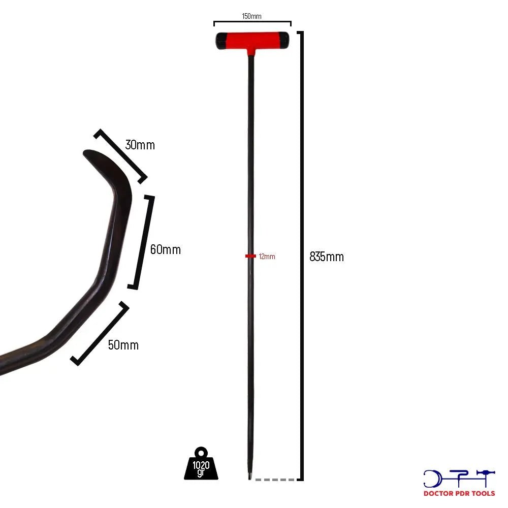 3 Twisted Hook Rod - DoctorPdrTools
