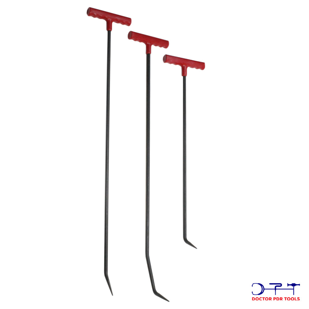 3 Piece Pointed T-Handle Hook Set
