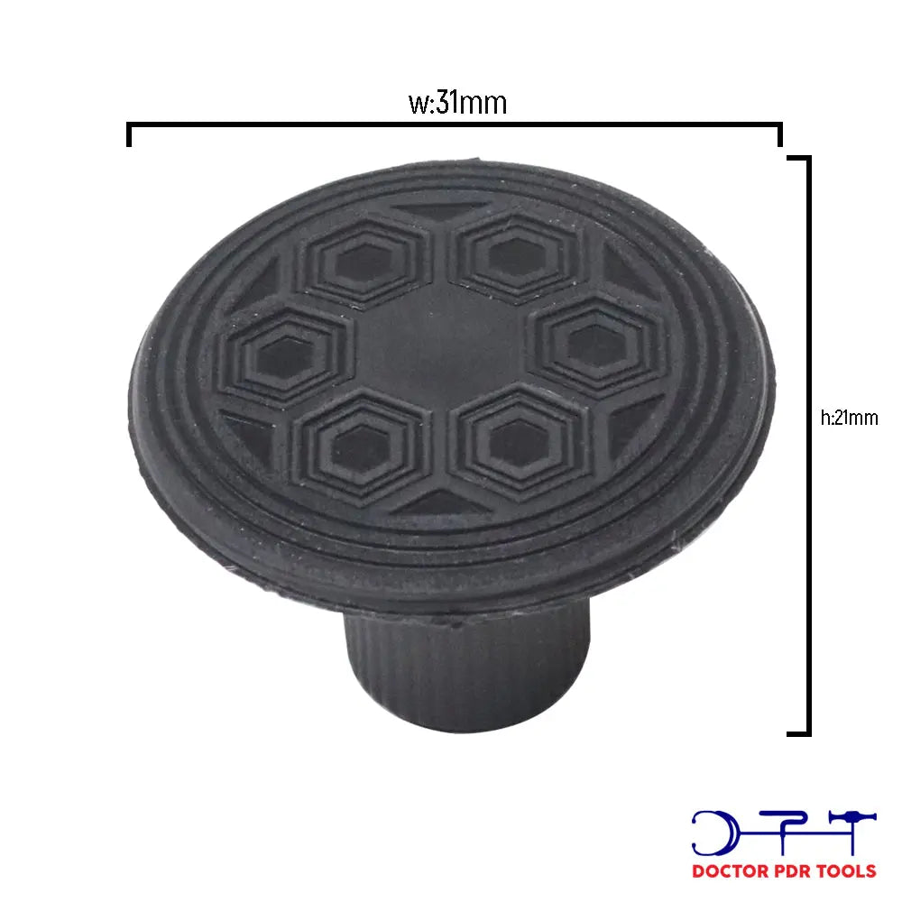 Professional Round Head Glue Nail (0048) | Wide Surface Pulling Tab for Paintless Dent Repair - Auto Hail Damage Repair Kit